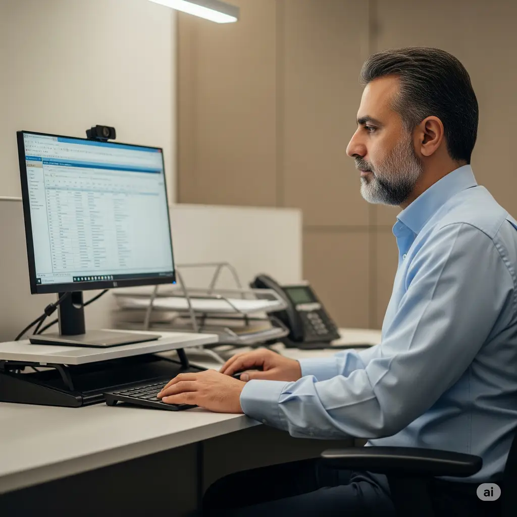 زیر مانیتور